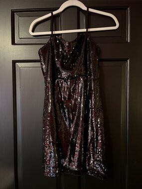french connection black and gold sequin dress | Dresses | French Connection Velvet gift wrap